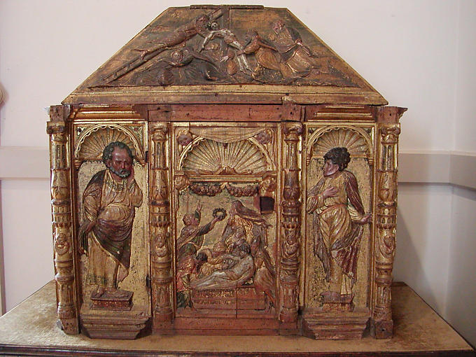 Sichere Triptychon, Villandry, Frankreich.