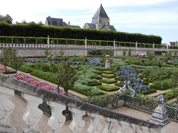 Potager Kloster, Villandry, Frankreich.