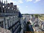 Auf der Rue d'Amboise vom Schloss, Frankreich.
