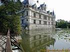 Mittelalterliche Wehrhaus, Schloss Azay-le-Rideau, Frankreich.
