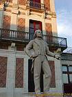 Statue von Robert Houdin, Haus der Magie in Blois, Frankreich.