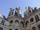 Winkelperspektive Schloss Chambord, Frankreich.