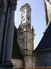 Dekorationen und Schieferkamin herum, Schloss Chambord, Frankreich.