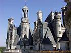 Entlang der Terrasse, Schloss Chambord, Frankreich.