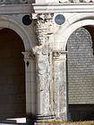 Caryatide von Schloss Chambord, Frankreich.