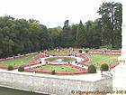 Garten von Diana von Poitiers, Château de Chenonceau, Frankreich.
