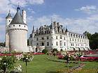 Garten der Katharina von Medici, Château de Chenonceau, Frankreich.