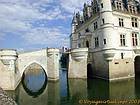 Eingang des Schlosses von Chenonceau, Frankreich.