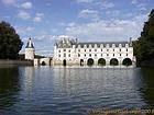 Panorama des Schlosses von Chenonceau, Frankreich.
