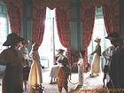 Wiederaufbauphase in der Vauban Salon, Schloss von Ussé, Frankreich.
