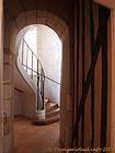 Wendeltreppe, Château de Villandry, Frankreich.