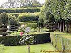 Zwischen Garten und einfaches Labyrinth, Château de Villandry, Frankreich.