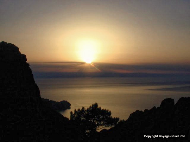 Sonnenuntergang, Golf von Porto, Korsika