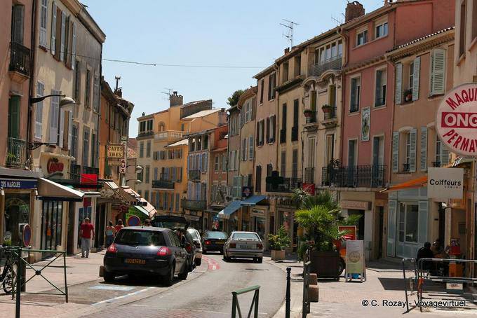 Fréjus, rue Jean Jaures, Provence, Frankreich