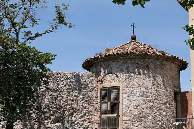 Fréjus, in den Wänden Zeigen Clemenceau, Provence, Frankreich