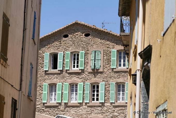 La Garde-Freinet, große traditionelle Haus, Provence, Frankreich