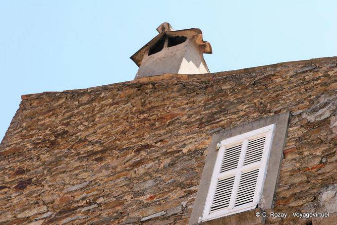 La Garde-Freinet, provenzalischen Kamin, Provence, Frankreich