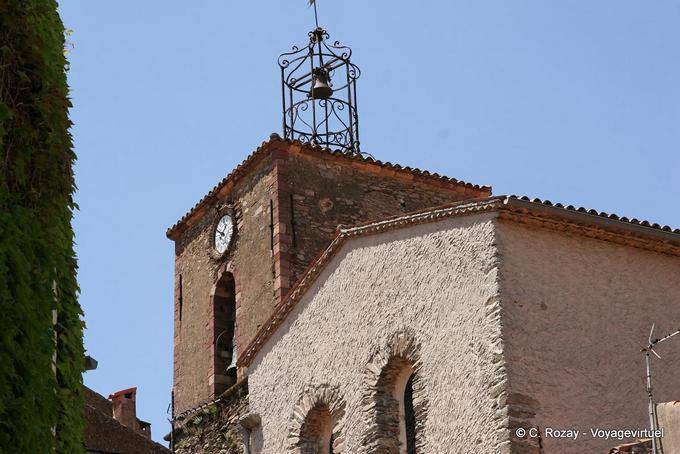 Pfarrkirche La Garde-Freinet zu St Clement gewidmet, Provence, Frankreich