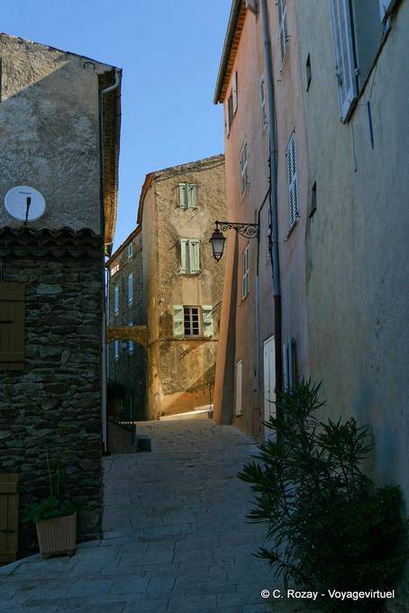 Gassin - Schatten, der sich, Provence, Frankreich