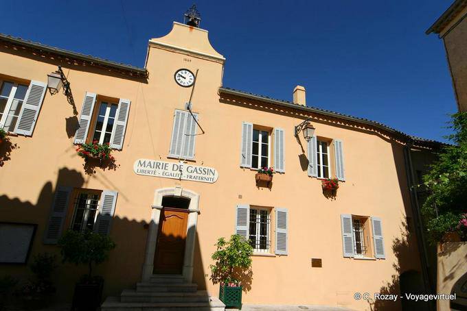Gassin, Rathaus, die Gebäude, die von 1584 stammt, Provence, Frankreich