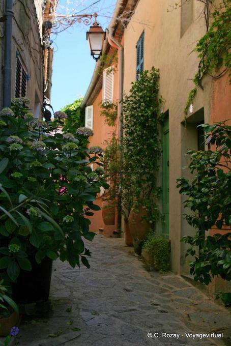 Ramatuelle, Ausgelassenheit in den Schatten, Provence, Frankreich