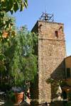 Bormes-les-Mimosas, mittelalterliche Glockenturm, Frankreich.
