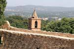 Grimaud, Aussichtsturm von der Stadtmauer von der Burg, Frankreich.