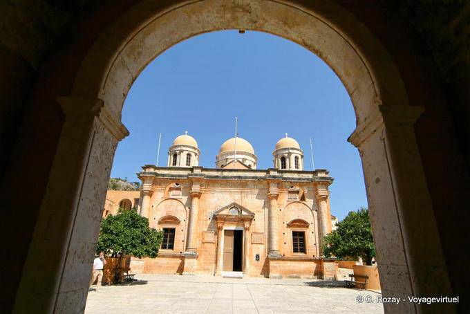 Tzagarolon Kloster, Agia Triada Akrotiri - Kreta, Griechenland