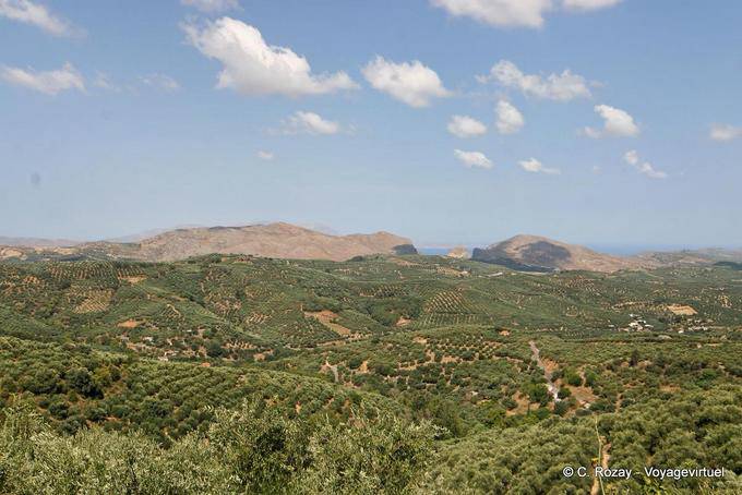 Hilly und Georgioupoli kultiviert - Kreta, Griechenland
