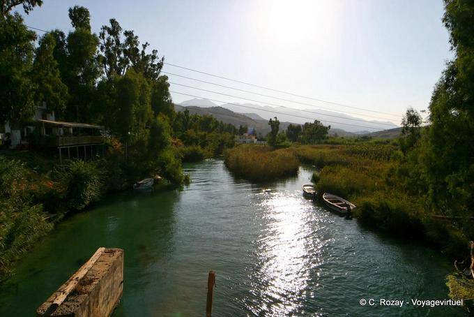 Kleiner Fluss zu fischen, Georgioupoli - Kreta, Griechenland