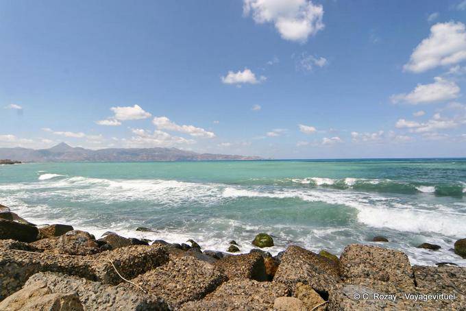 Farben des Himmels und des Meeres Farben, Iraklio (Heraklion) - Kreta, Griechenland