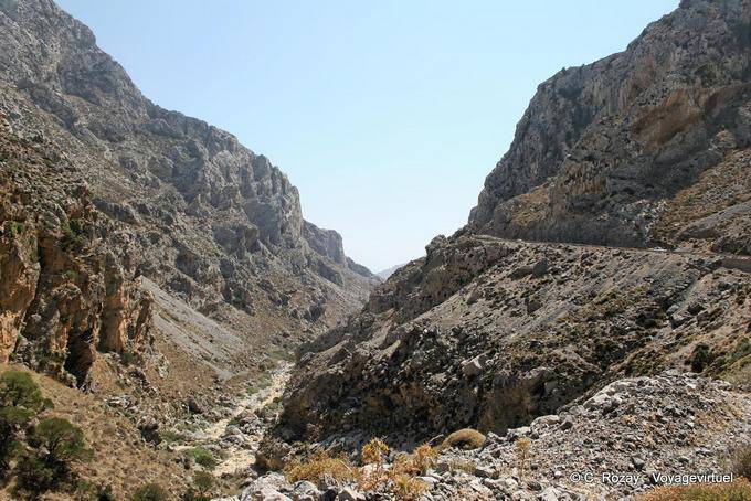 Spili Schlucht von Agios Antonios - Kreta, Griechenland