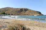 Die Drapano Platz und der Strand, Georgioupoli, Kreta.
