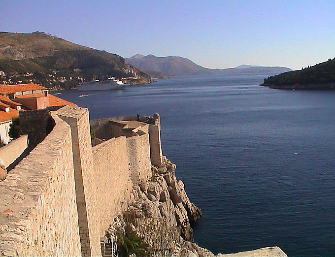 Die Mauern von Dubrovnik, Kroatien