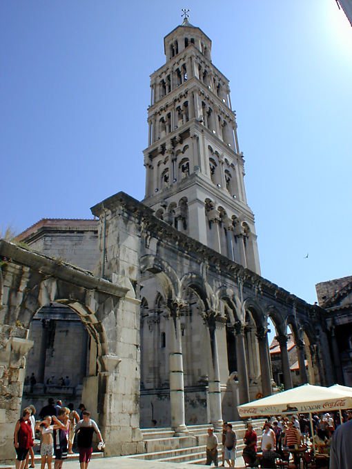 Glockenturm der Kathedrale von St. Duje, Duje (Glockentürme), Split, Kroatien