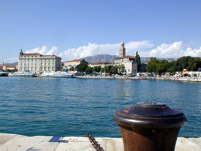 Im Hafen von Split, Kroatien