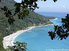 Gebirge im Meer, San Rafael Strand in Richtung Paraiso, Dominikanische Rep..