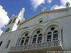 Weiße Kirche Iglesia de la Virgen de alto gracias, Santo Domingo, Dominikanische Rep..