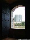 Moderne auf den Gipfeln des Flusses Ozama Santo Domingo, Dominikanische Rep..