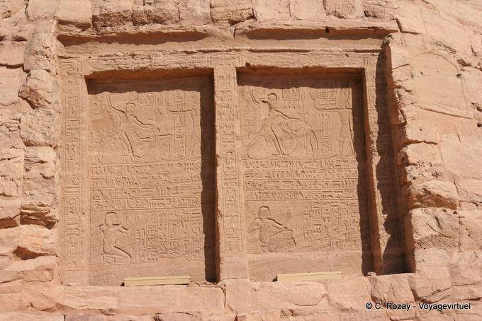 Meha Pylon des Tempels von Abu Simbel - Aegypten