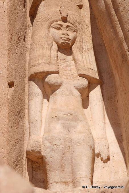 Meritamun (älteste Tochter von Nefertari) Großer Tempel, Abu Simbel - Aegypten