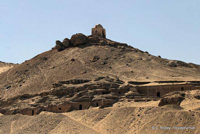 Hill Qubbet El-Hawa, der Heimat von den Winden, Assuan - Aegypten