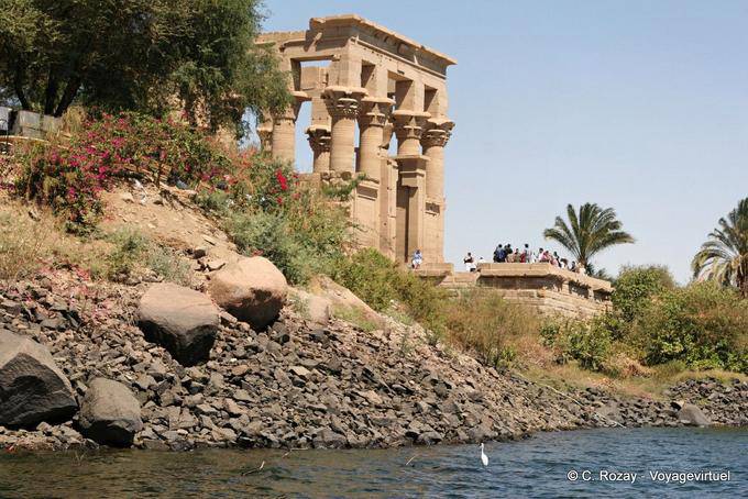 Philae, der Nil und Trajan-Kiosk - Aegypten