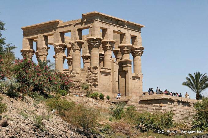 Panoramic der Trajan-Kiosk, Philae - Aegypten