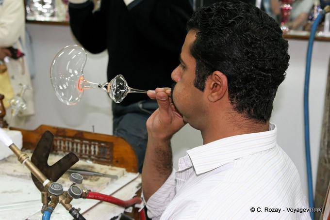 Mundgeblasenes Glas, Assuan - Aegypten