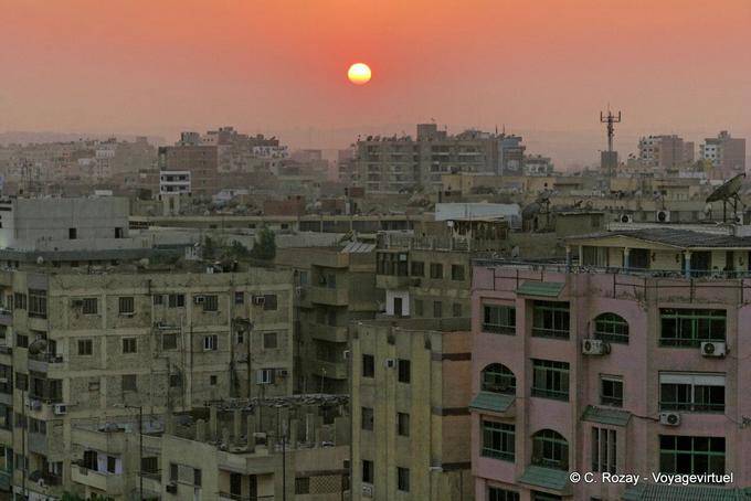 Sonnenuntergang, Kairo - Aegypten