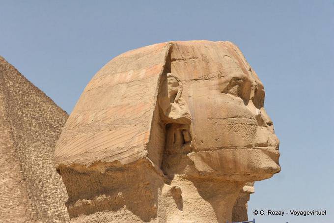 Die Sphinx von Giseh Profil - Aegypten