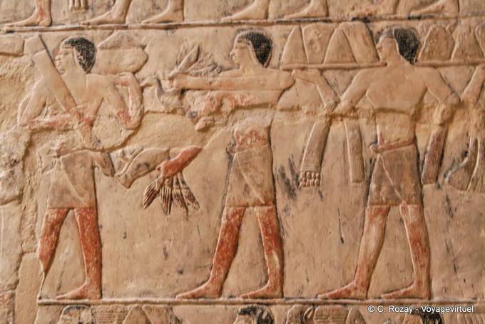 Gabenträger, Mastaba von Mereruka, Sakkara - Aegypten