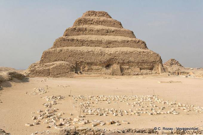 Pyramide Grad der Djoser (Imhotep), Sakkara - Aegypten