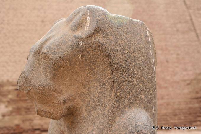 Göttin Menhit (Menhyt), Gemahlin des Chnum, Esna Tempel - Aegypten
